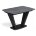 Керамический стол Петир 120(160)х80х75 larka grey / черный 