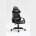 Кресло спортивное TopChairs Warden черно-белый 