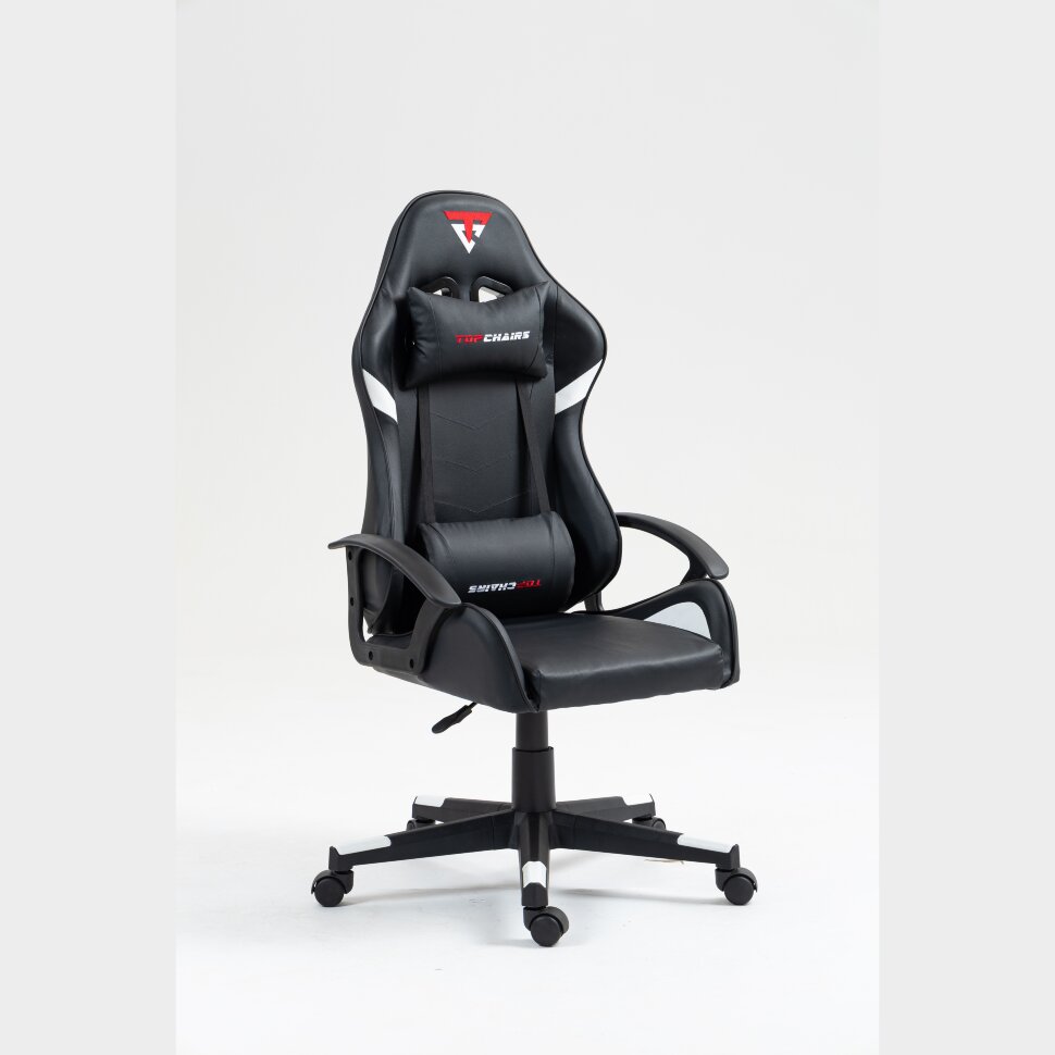 Кресло спортивное TopChairs Warden черно-белый Кресло спортивное TopChairs Warden черно-белый