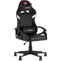 Кресло спортивное TopChairs Warden черно-белый