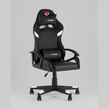 Кресло спортивное TopChairs Warden черно-белый