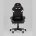 Кресло спортивное TopChairs Warden черно-белый 