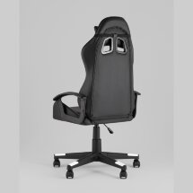 Кресло спортивное TopChairs Warden черно-белый
