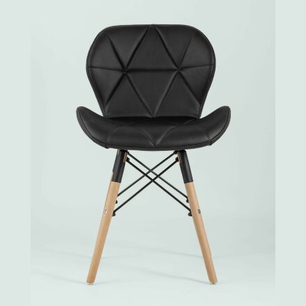 Стул Stool Group для кухни Бон экокожа черный ножки дерево 4 шт. 