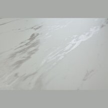 Стол FOGGIA 140 KL-99 Белый мрамор матовый, итальянская керамика/ черный каркас, ®DISAUR