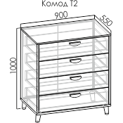Амели комод 