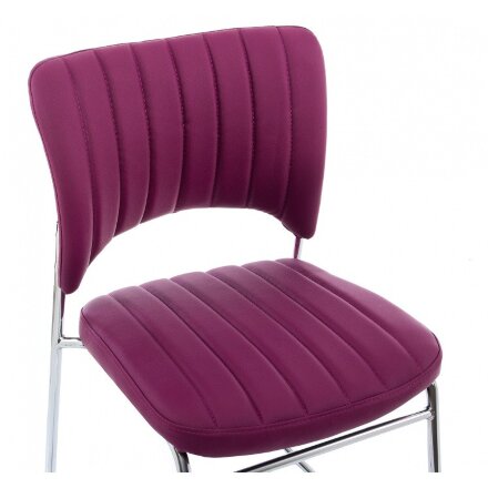 Стул на металлокаркасе Samba purple 