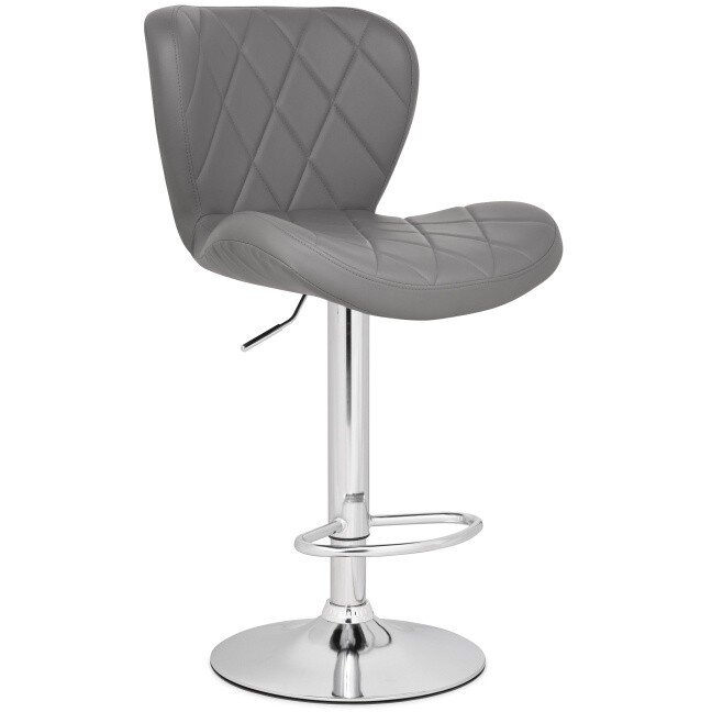 Барный стул Porch gray / chrome Барный стул Porch gray / chrome