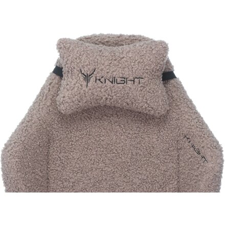 Геймерское кресло Бюрократ компьютерное игровое Knight T1 серый экомех с подголов. крестовина металл 