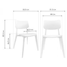 Пластиковый стул SHT-S110-P капучино