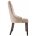 Стул деревянный Elegance dark walnut / fabric beige 