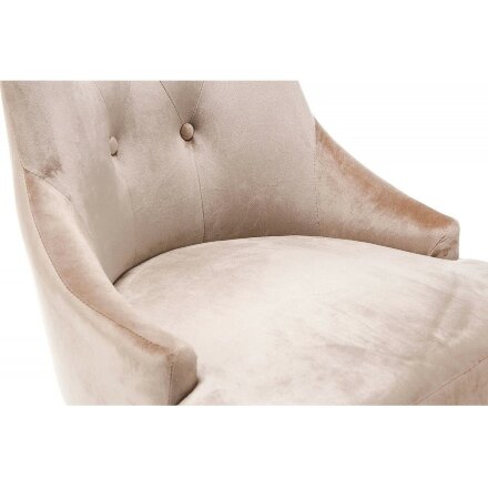 Стул деревянный Elegance dark walnut / fabric beige 
