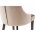 Стул деревянный Elegance dark walnut / fabric beige 