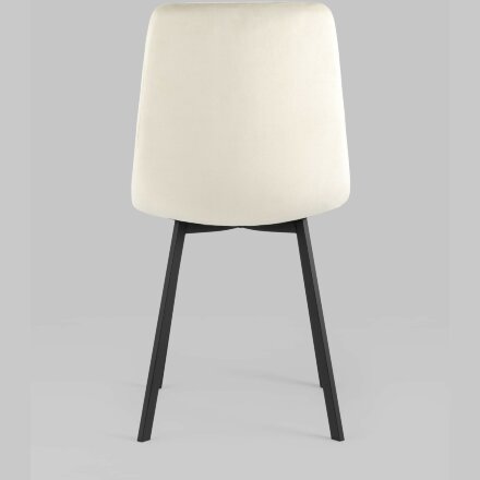 Стул Stool Group Chilly велюр бежевый ножки металлические плоской формы 