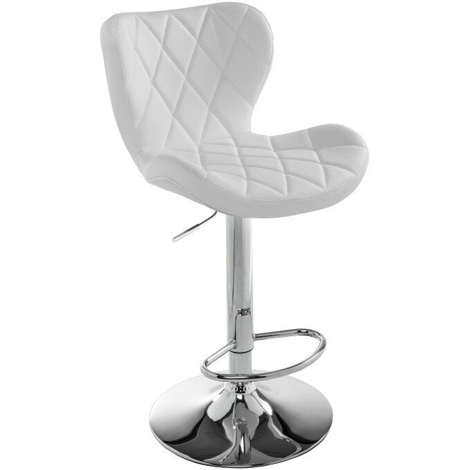 Барный стул Porch white / chrome Барный стул Porch white / chrome