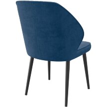 Стул DikLine 222M B8 BLUE, ножки черные