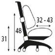 Детское кресло Comf-pro CONAN New C3-317 синие 