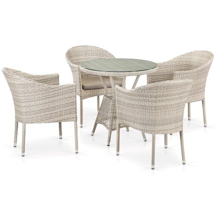 Комплект плетеной мебели T705ANT/Y350-W85 4Pcs Latte 