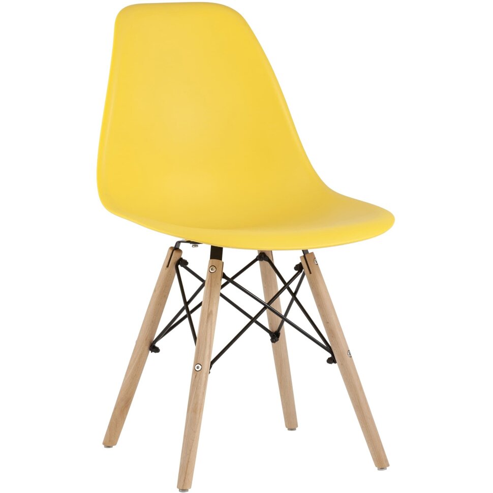 Стул Eames Style DSW желтый (разборный каркас) Стул Eames Style DSW желтый (разборный каркас)