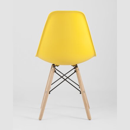 Стул Eames Style DSW желтый (разборный каркас) 