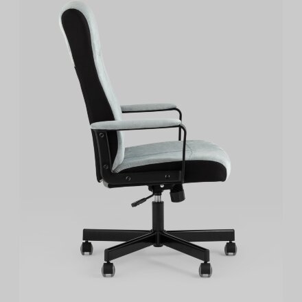 Кресло руководителя TopChairs ST-DOMINGO серо-голубой 