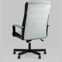 Кресло руководителя TopChairs ST-DOMINGO серо-голубой