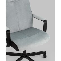 Кресло руководителя TopChairs ST-DOMINGO серо-голубой