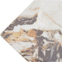 Стол ACERRA NEW 160 GLOSS GRAND JADE SOLID CERAMIC/ каркас цвета шампань, ®DISAUR