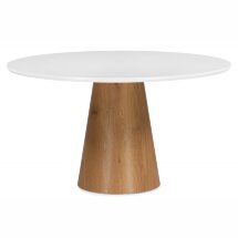 Стол деревянный Huge 120х75 white / brown