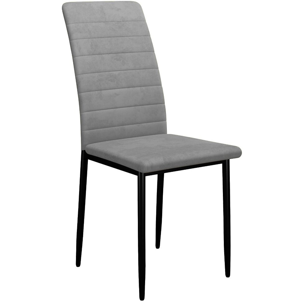 Стул DikLine ТЕКС каркас черный/ B22 GREY Стул DikLine ТЕКС каркас черный/ B22 GREY