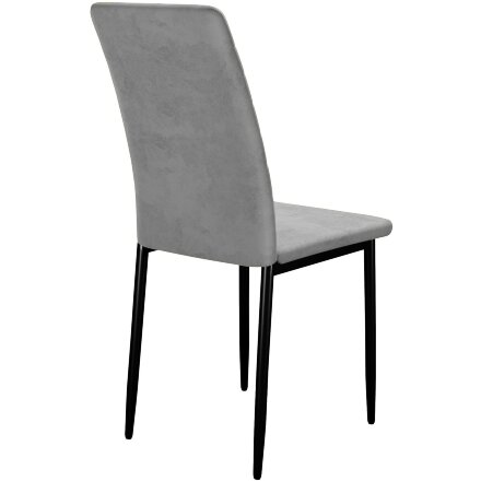 Стул DikLine ТЕКС каркас черный/ B22 GREY 