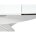 Стол TRENTO 120 HIGH GLOSS STATUARIO Белый мрамор глянцевый, керамика/ белый каркас, ®DISAUR 