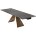 Стол ALES 180 BLACK GRAVE SOLID CERAMIC, керамика / бронзовый, ®DISAUR 