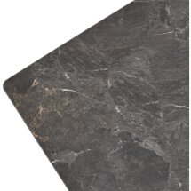 Стол ALES 180 BLACK GRAVE SOLID CERAMIC, керамика / бронзовый, ®DISAUR