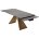 Стол ALES 180 BLACK GRAVE SOLID CERAMIC, керамика / бронзовый, ®DISAUR 