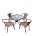 Комплект мебели  Николь-2LB TLH-037С-TLH070SR-70x70 Light Beige (4+1) 