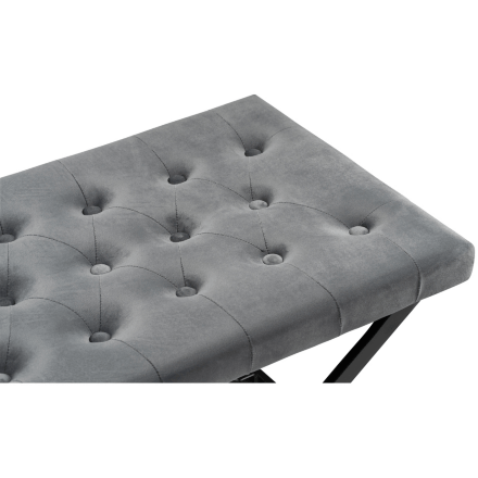 Табурет German dark grey / black 