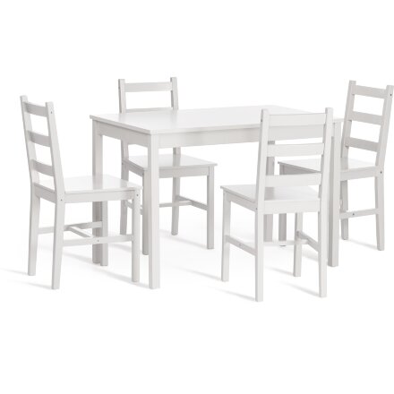 Обеденный комплект Хадсон 2 (стол + 4 стула)/ Hudson 2 Dining Set 