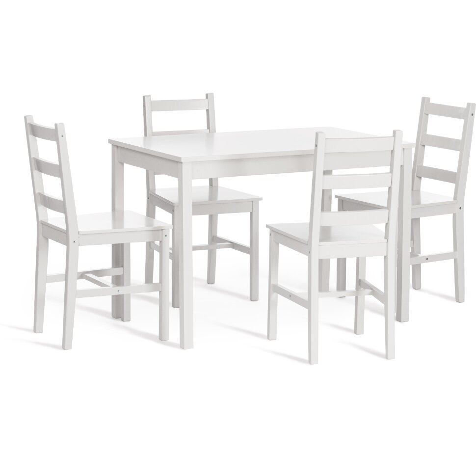 Обеденный комплект Хадсон 2 (стол + 4 стула)/ Hudson 2 Dining Set Обеденный комплект Хадсон 2 (стол + 4 стула)/ Hudson 2 Dining Set