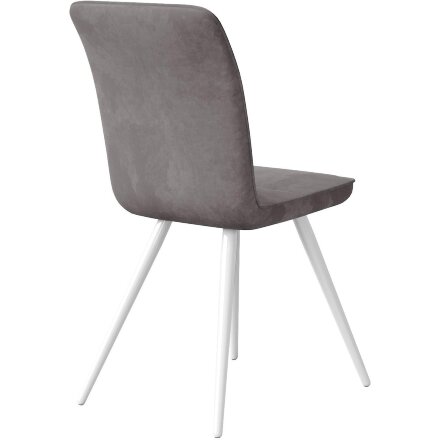 Стул DikLine 208 B5 LATTE, ножки белые 