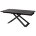 Стол LIVORNO 180 MATT BLACK MARBLE SOLID CERAMIC / BLACK М-City 