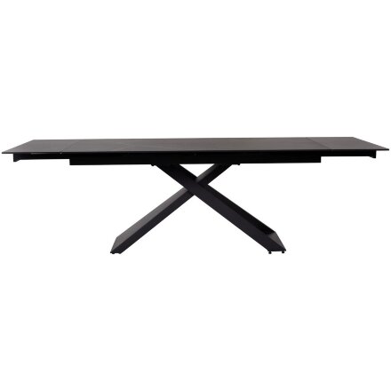 Стол LIVORNO 180 MATT BLACK MARBLE SOLID CERAMIC / BLACK М-City 