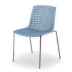 LUX 4 Стул пластиковый на металлокаркасе красный Красный LUX 4 Стул пластиковый на металлокаркасе красный Красный