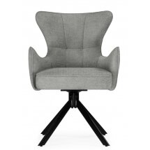 Стул на металлокаркасе Atlanta gray / black крутящийся