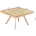 Журнальный стол SHT-S39  70 / 70 дуб / OSB прозрачный лак 