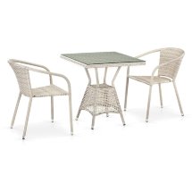 Комплект плетеной мебели T706/Y137C-W85 2Pcs Latte