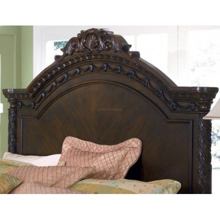 Кровать Queen Size North Shore Темный орех