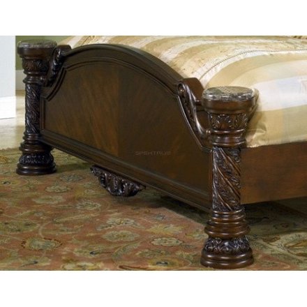 Кровать Queen Size North Shore Темный орех