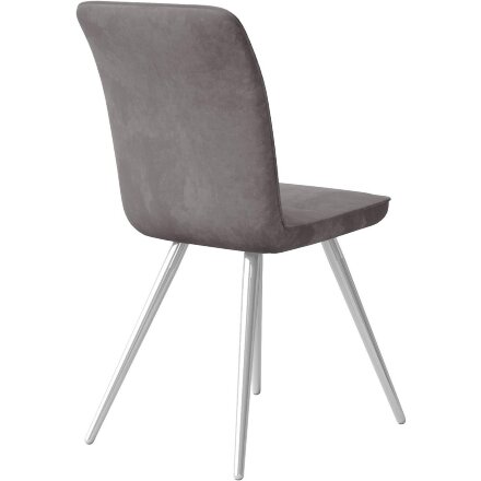 Стул DikLine 208 B5 LATTE, ножки хром 
