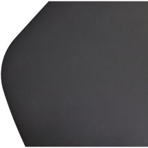 Стол DESIO 180 PURE BLACK SOLID CERAMIC Черный мрамор матовый, керамика/Черный каркас, ®DISAUR